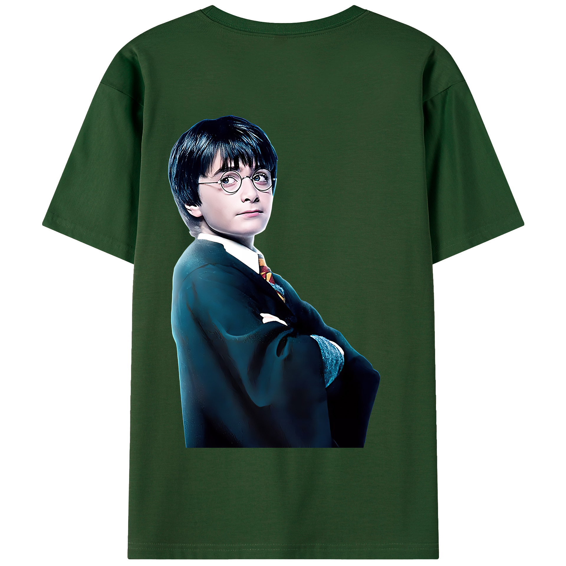 （画像用） Harry Potter ハリー・ポッターシリーズ 綿100％半袖Tシャツ（背面プリント）